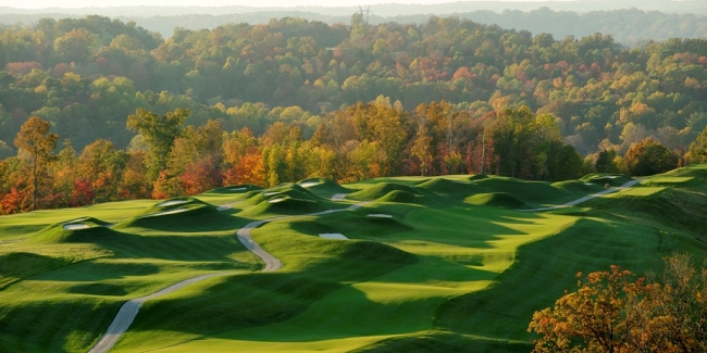 Pete Dye GC #2 & #3 - The Volcano Bunkers