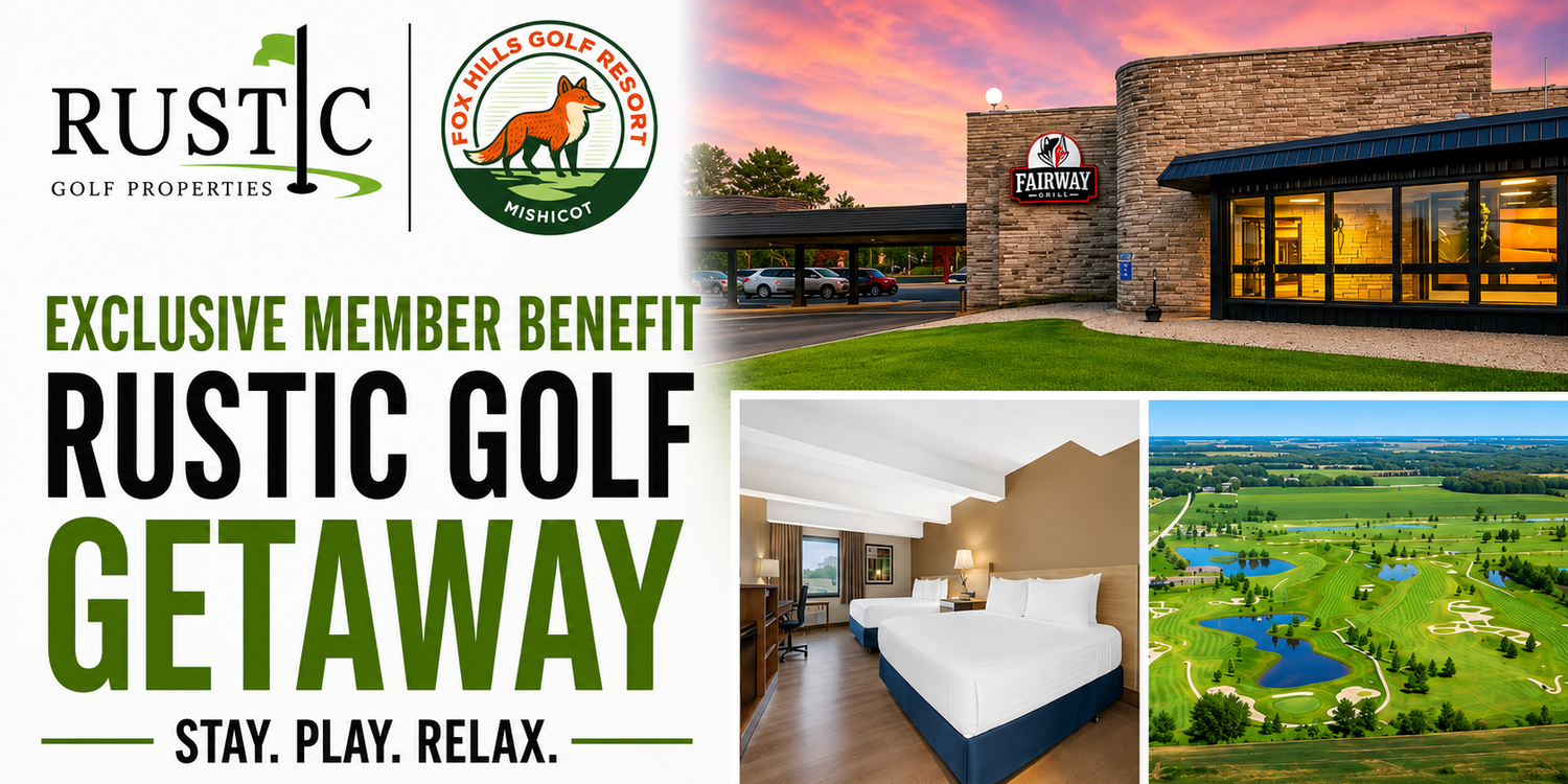 Rustic Golf Getaway: Your Member Pass to Stay and Play at Fox Hills Golf Resort