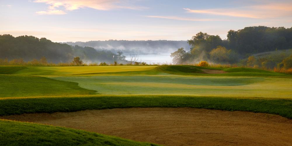 Hole #4 - The Preserve on Rathbun Lake Golf Course 