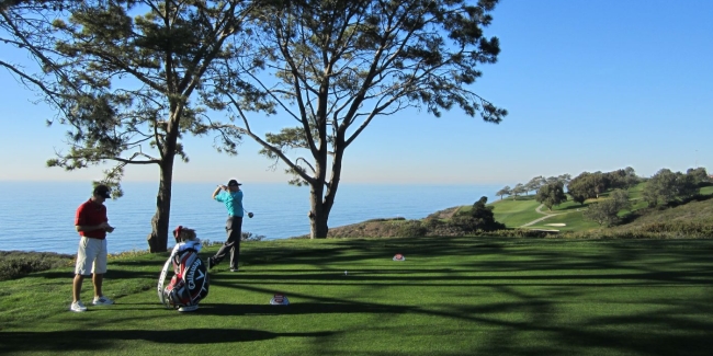 Els Tees It Up At Farmers Insurance Pro/Am
