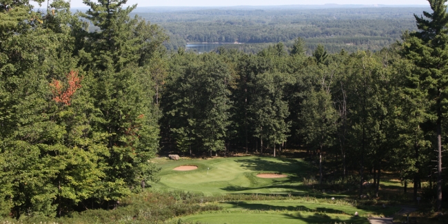 TimberStone #17 - Par 3 Plunges Down Pine Mountain