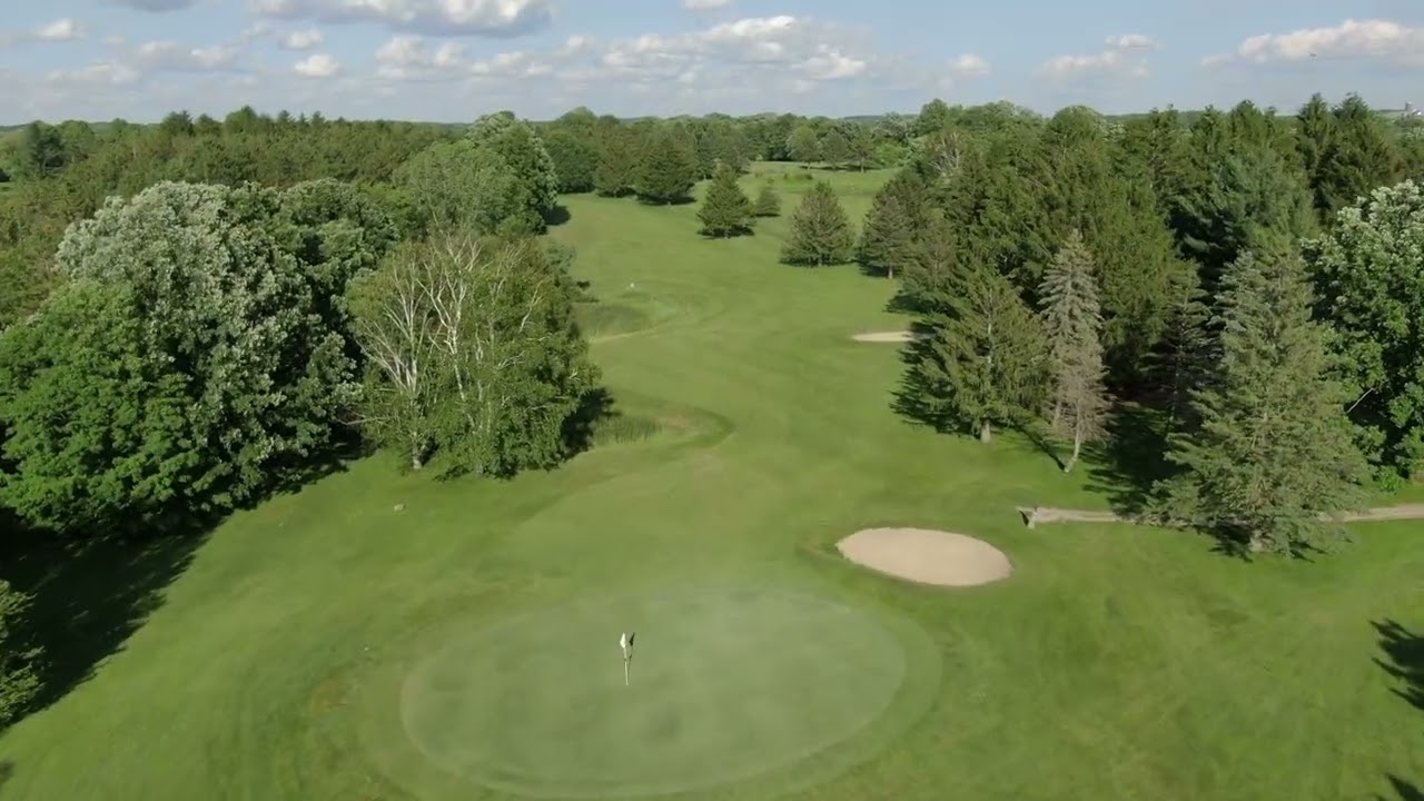 Spring Valley Golf Course in Spring Valley Wisconsin - Drone Video