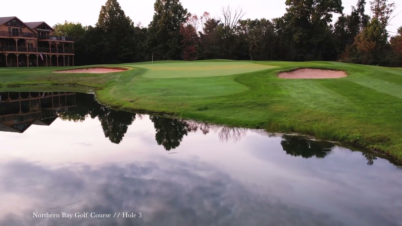 Northern Bay Hole 3 - Augusta National 16th Hole Replica