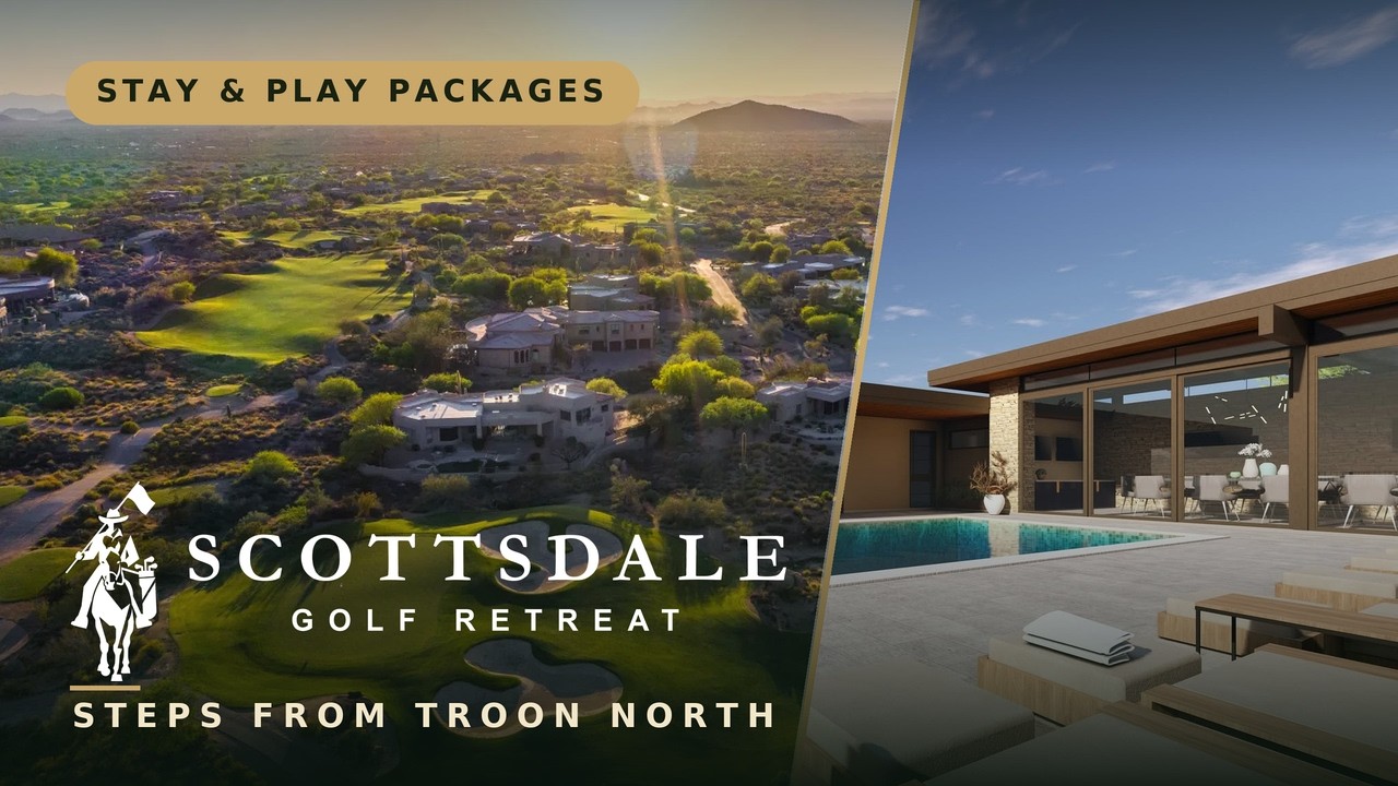 Scottsdale Golf Retreat at Troon North: Wake Up Steps From the First Tee 