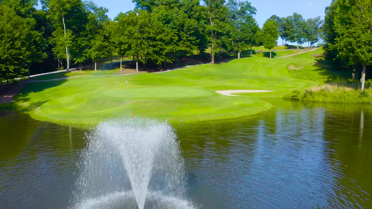 Drone footage of Sultan's Run Golf Course