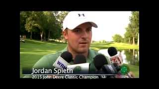Jordan Spieth Talks About His 2015 John Deere Win